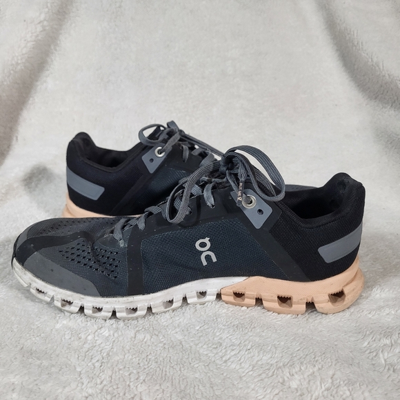 On Cloud CloudFlow Running Womens 7 Rock/Rose Sneakers Lightweight Training - Picture 4 of 11